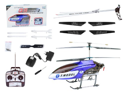 53 Inch Extra Large GT QS8006 2 Speed 3.5 Ch RC Helicopter Builtin GYRO ...